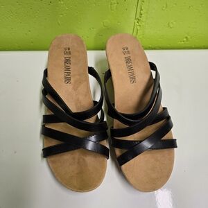 Dream Pairs Black Strappy Sandals